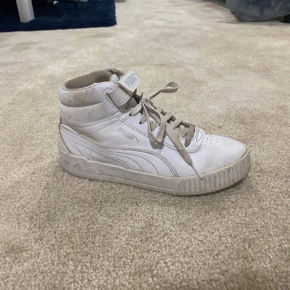 Puma High-Top Sneakers in White